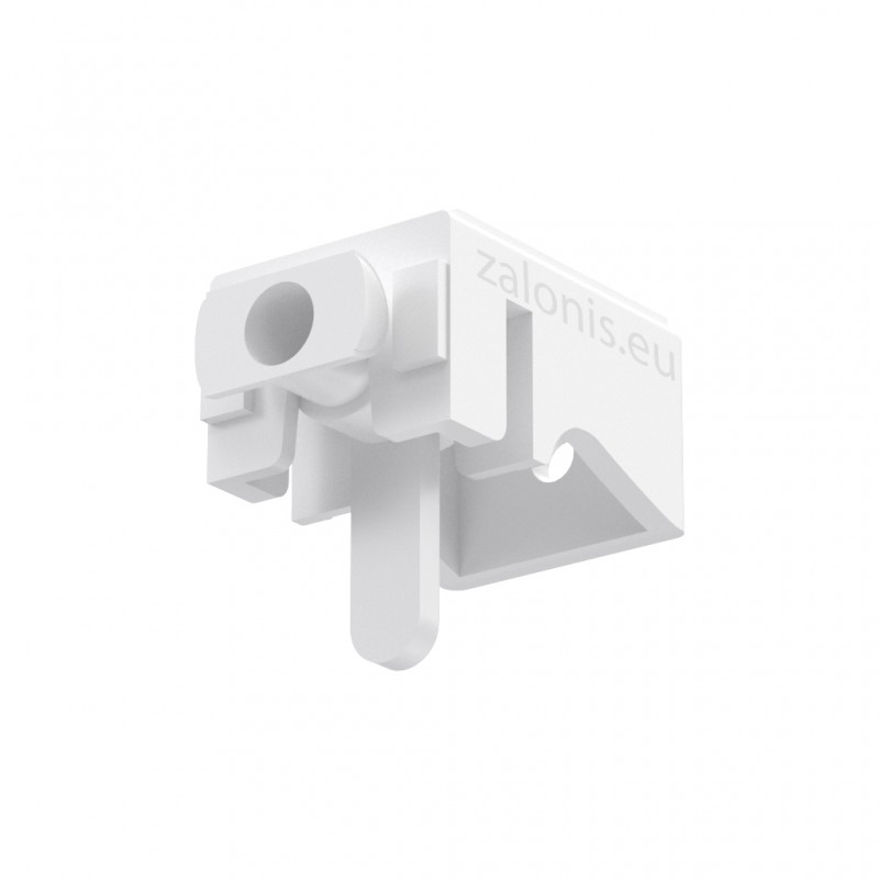 LEVERLOCK CURTAIN RAIL BRACKET / WHITE